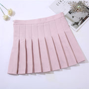 Pleated skirt short skirt